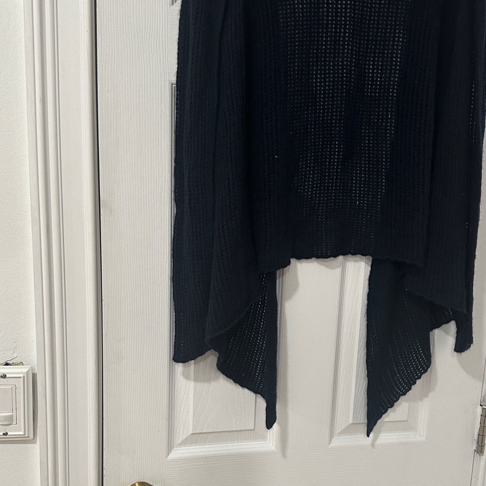 Inhabit Navy Open Knit Cardigan - Picture 8 of 12